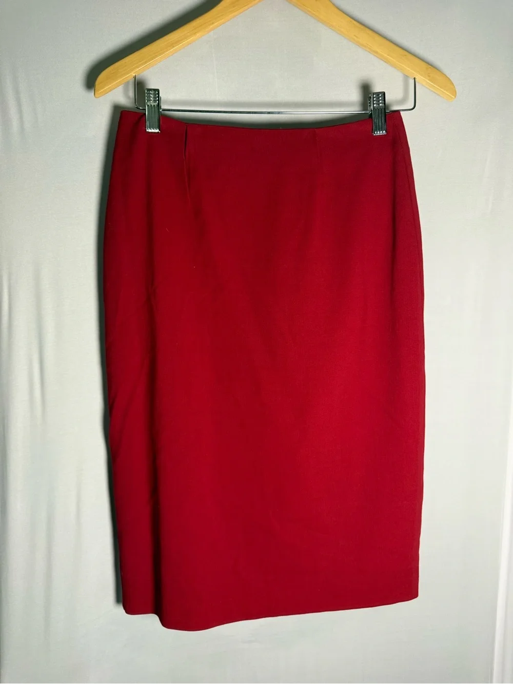 D.I.O. Petite Red Pencil Skirt Women’s Size 8 Australian Made Midi Career